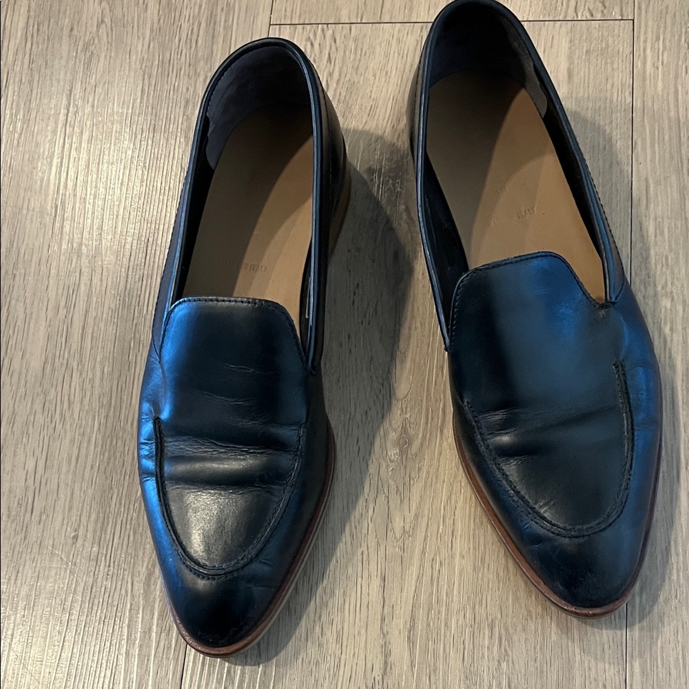 Everlane Black Leather Loafers